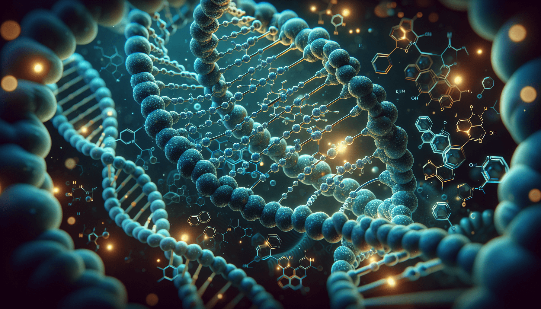 Rapamycin molecule and mTOR pathway visualization representing anti-aging research